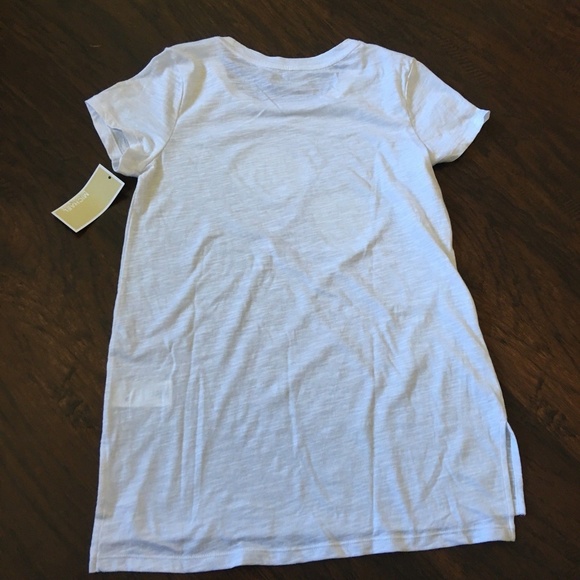 Bebe Rhinestone Crystal Logo Ribbed Shirt - Picture 2 of 6